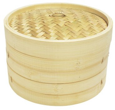 Sur La Table Bamboo Steamer, 6, Yellow