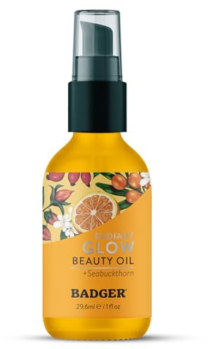 Seabuckthorn Face Oil, For Normal/Dry Skin, 1 fl oz (29.5 ml) - Badger Company