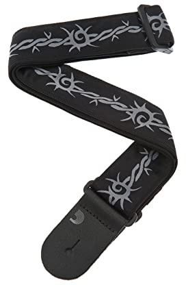 Planet Waves D'Addario 50 Millimeters Woven Guitar Strap - Barbed Wire