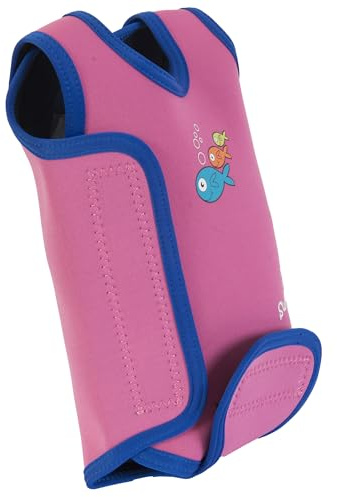SwimBest Baby Wetsuit - A Neoprene Baby Swimming Costume/Baby Wrap for 0-24 Months with 50+ UV Protection (Pink, 12-24 Months)