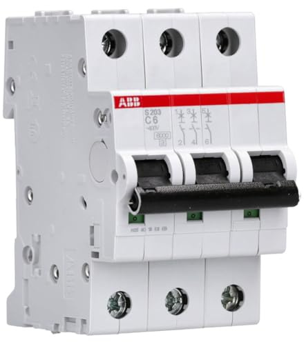ABB S203-C6 Sicherungsautomat S200-3P-6 A-C System Typ C Pro M Compact 2CDS253001R0064