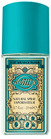4711® Echt Kölnisch Wasser | Eau de Cologne 20ml Duftklassiker - charakteristischer Duft, der pure Erfrischung schenkt - Unisex - wohltuend für Körper, Geist und Seele | Natural Spray