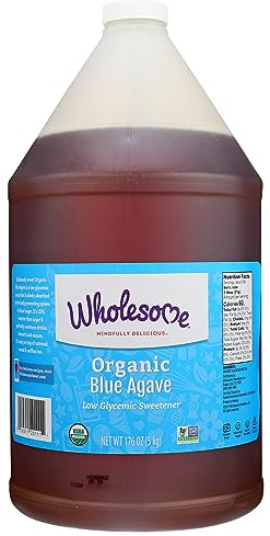Wholesome Sweeteners Organic Blue Agave, 176oz (Packaging May Vary)