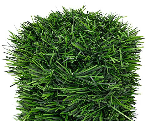 jarolift Canisse Haie Artificielle, Brise Vue, Tapis De Protection Visuelle, 1 x 3 mètre, Vert, Aspect Épicéa, Avec Serre-câbles