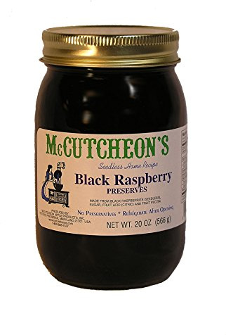 MCCUTCHEON Black Raspberry Preserve, 19 OZ