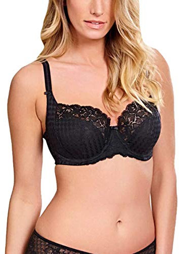 Panache Women's Envy Full Cup Everyday Bra, Black, 32F