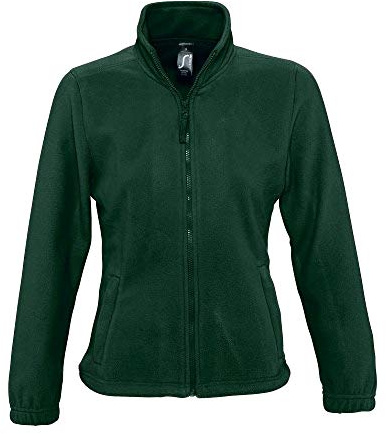 SOLS Damen North Fleece-Jacke mit durchgehendem Reißverschluss (XL) (Tannengrün) XL,Tannengrün
