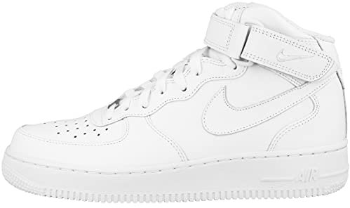 NIKE Herren Air Force 1 Mid '07 High-Top Sneaker, Weiß, 47.5 EU