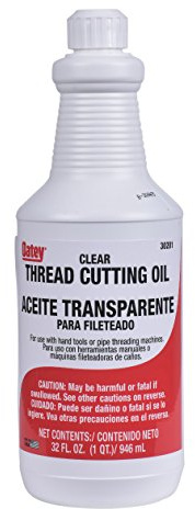 Oatey 30201 Clear Cutting Oil, Hand Threads, 32-Ounce