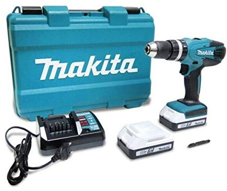 Trapano avvitatore a batteria c/percussione 18V Litio c/batteria di riserva Makita - HP457DWE (Cod.:4119)