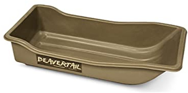 Beavertail Decoy Sport Sled, Marsh Brown, Small
