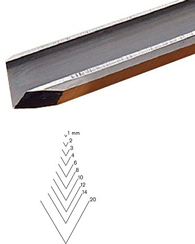 PFEIL Swiss Made 1mm # 12 Sweep V-Parting Tool