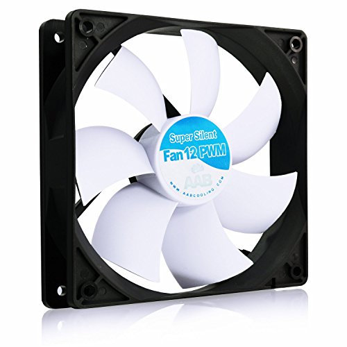 AABCOOLING Super Silent Fan 12 PWM - Una Silenziosa e Molto Efficiente 120mm Ventola per Case PC, CPU Processore, Ventilatore 12V, Regolazione Ventole PC, 12cm, 4 Pin Ventola Aspirazione 10-19 Db(A)