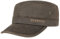 Stetson Datto Army Cap (Kubacap), coole aus Baumwolle gefertigte Militärmütze für Herren, Armee-Mütze Gr.S/54-55-Braun