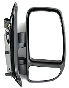 Alkar 9226905 Retroviseur complet, angle mort, éléctrique, convex, chauffant, bras court, 12V 2 GLACES