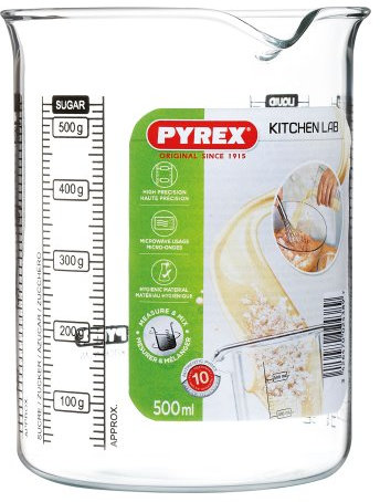 Pyrex Glass 0.5L Kitchen Lab Beaker