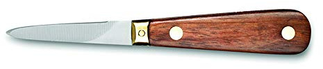 Matfer Bourgeat 121042 Professional Oyster Knife with Wood Handle