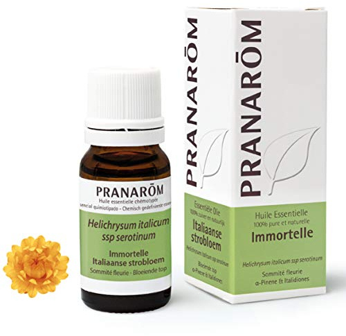 Pranarôm |Huile Essentiell Immortelle|Hélichryse Italienne| Helichrysum italicum | Sommité Fleurie | HECT |10 ml |