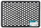 JVL Honeycomb Outdoor Rubber Ring Entrance Floor Door Mat 40 x 60 cm