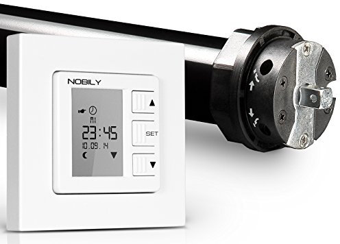 NOBILY *** Profi-Set/Maxi - P5 20/15-60 (Zugkraft 50kg) + NOBILY ZS1 Zeitschaltuhr Rolladenmotor Rohrmotor Rolladen Rolladenantrieb EAN 4260355822016