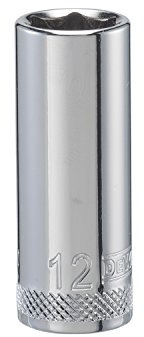 DEWALT DWMT86324OSP 6 Point 3/8'' Drive Deep Socket 12MM