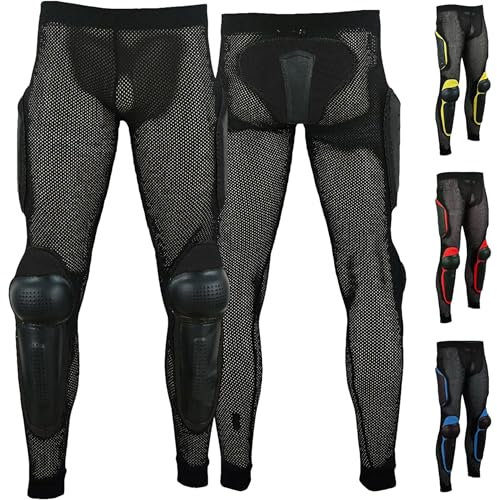 German Wear Schutz-Hosen für Erwachsene, atmungsaktive Stretch-Armor-Ausrüstung für Motorrad, Motocross und Skateboarding