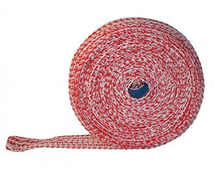 TrendYoicn LTH Lachs-Speck-Fleischnetz, 50 m, rot/weiß, 14 Maschennetz, Bratnetz
