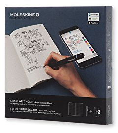 Moleskine Smart Writing Set - Set de Escritura Inteligente, Cuaderno Digital y Bolígrafo, Hojas Punteadas, Color Negro