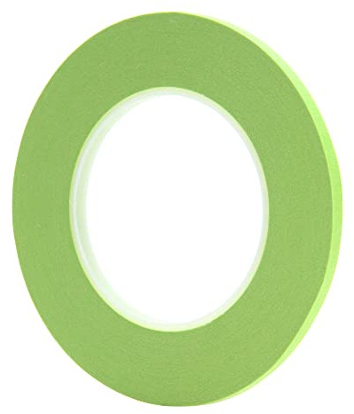 Scotch Performance Masking Tape 233+, 26344, Flexible, Moisture Resistant, Green Color, 6 mm x 55 mm, Automotive Masking Tape