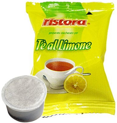 CAPSULE RISTORA PREPARATO ZUCCHERATO PER TE' AL LIMONE COMPATIBILITA' LAVAZZA ESPRESSO POINT (100)