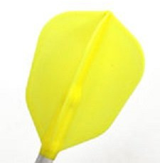 Cosmo Darts Fit Flight (Air) 3 Pack Super Shape Dart Flight (Yellow)
