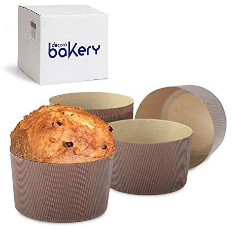 DECORA 0320159 Molde DE Papel para PANETTONE GR500 CF25 PZ