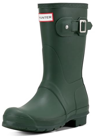 Hunter Women's Original Short Rain Boots Green, 8