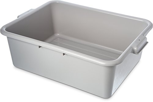 Carlisle FoodService Products 4401123 Comfort Curve Bus Box/Tote Box, 7 deep, Gray