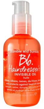 Bumble and bumble. Hairdresser’s Invisible Oil Frizz-Reducing Hair Oil | Haaröl + Hitzeschutz, Anti-Frizz + Glanz | Lockiges, welliges, glattes Haar | Mit Arganöl, Kokosöl und Traubenkernöl, 100 ml