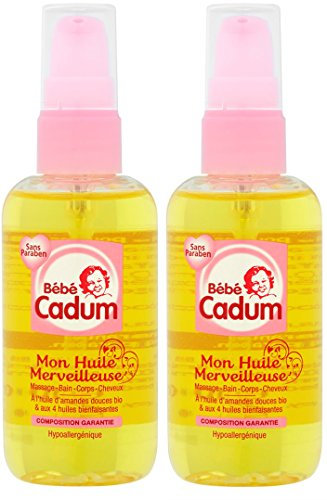 BEBE CADUM - Huile Corporelle - Mon huile merveilleuse - 2x100ml