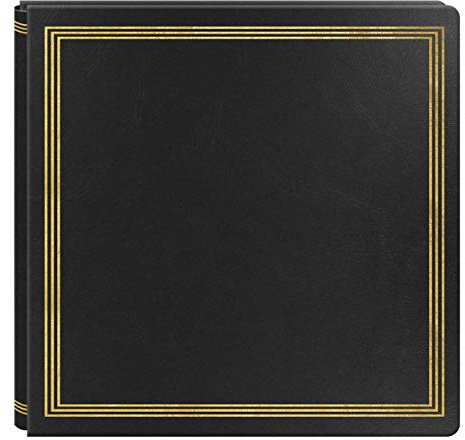 Large Magnetic Page X-Pando Photo Album, Black