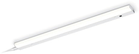 Trio Leuchten LED Unterbauleuchte 273271801 Simeo, Aluminium weiß, 15.5 Watt LED, mit Bewegungssensor