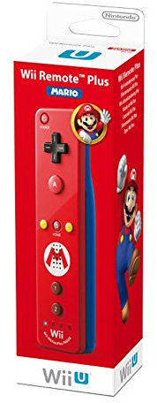 Nintendo Wii Remote plus Mario, Gamepad für Nintendo Wii U, Rot