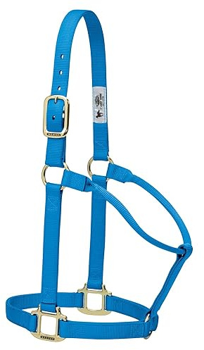 Weaver Leather Justerbar Säkerhetsgrimma för hästar, i nylon, för unghästar, blå (Hurricane Blue)