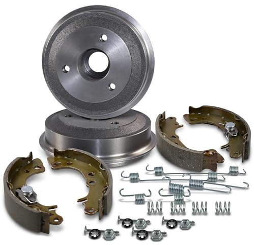 Kit freno BESTPRICE asse posteriore incl. 2x Tamburo freno asse posteriore 4x Ganasce freno asse posteriore 1x Kit di montaggio Compatibile con CITROËN AX (ZA-_), SAXO (S0, S1), PEUGEOT 106 I, 106 II