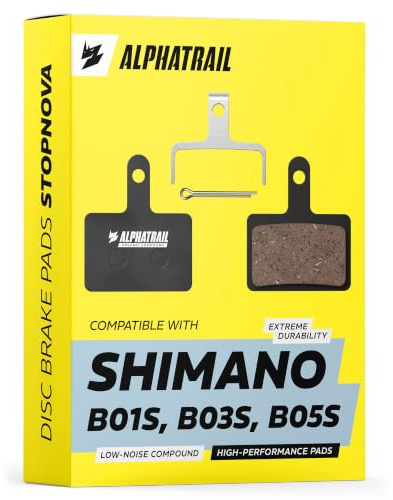 Gorilla Bikes Bremsbeläge für Shimano B01S/B03S/B05S MT200 und Tektro Bremsanlagen I Organisch I 1 Paar I Starke Bremskraft & Langlebigkeit