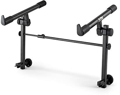 On Stage Stands MUS KSA7500 Universal 2-Tier X and Z Style Keyboard Stand,Black