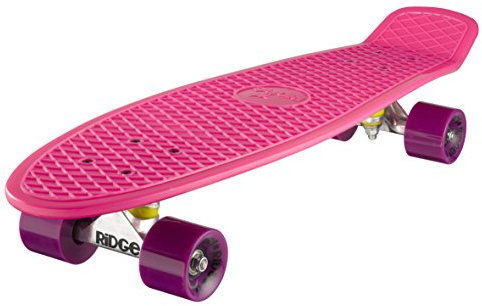 Ridge Skateboards 27 Nickel Mini Cruiser - Skateboard, 69cm, Hecho en el Reino Unido