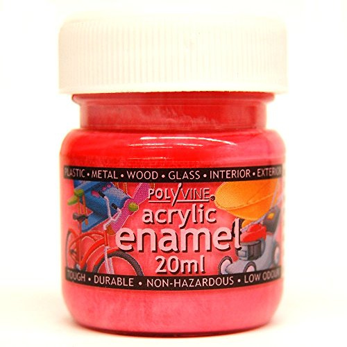 Polyvine 20ml Acrylic Enamel Paint Pink