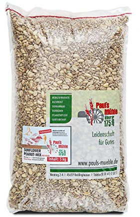 Paul´s Mühle Sunflower Peanut Mix 5 kg, Mischung aus Sonnenblumenkernen und Erdnüssen
