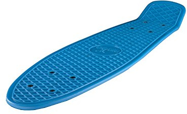 Ridge Skateboards Mini Cruiser Deck Plateau de Skateboard, Bleu, 22 x 6, fabriqué au Royaume-Uni, 55cm