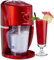 Andrew James Ice Crusher Slush Machine | Electric Crushed Ice Maker for Slushies Cocktails & Smoothies for Home Use | Stylish Retro Design | 1L BPA Free Plastic Jug & Built in Stirrer | 25W | Red