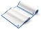 ROLL DRAP – Rollo de 10 Paños Multiusos | 100% Algodón | Reutilizables | 40 x 64 cm | Blanco con cenefa azul | Formato Rollo, en Unidades Precortadas