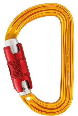 PETZL - Carabiner Sm'D TWIST LOCK - Unisex, Yellow, One Size